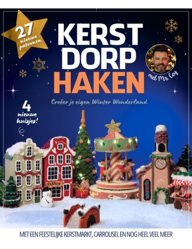 Adventskalender by Mr. Cey inclusief boek "Kerstdorp haken"  (LEVERBAAR 2025)