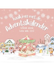 Adventskalender by Mr. Cey inclusief boek "Kerstdorp haken"  (LEVERBAAR 2025)