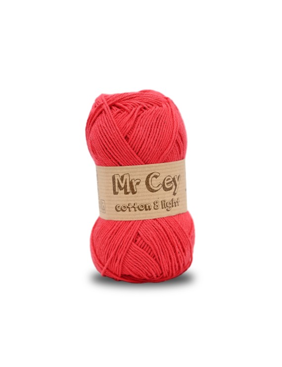 Mr. Cey Cotton 8 Light Ruby (002)