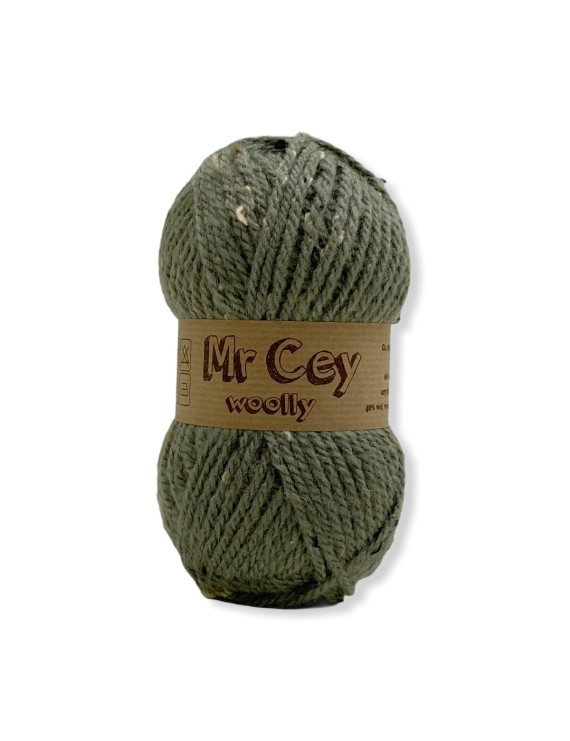 Mr. Cey Woolly Tweed Sage (709)