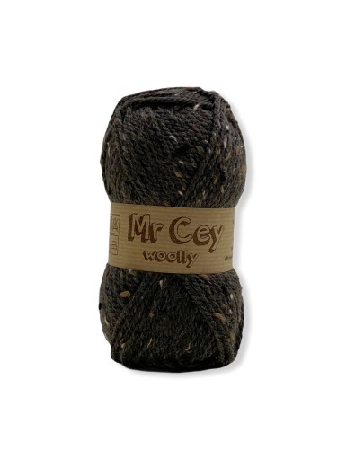 Mr. Cey Woolly Tweed Dark Chocolate (737)